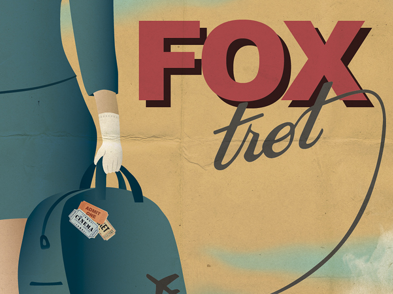 Gráfica de la obra de teatro Foxtrot